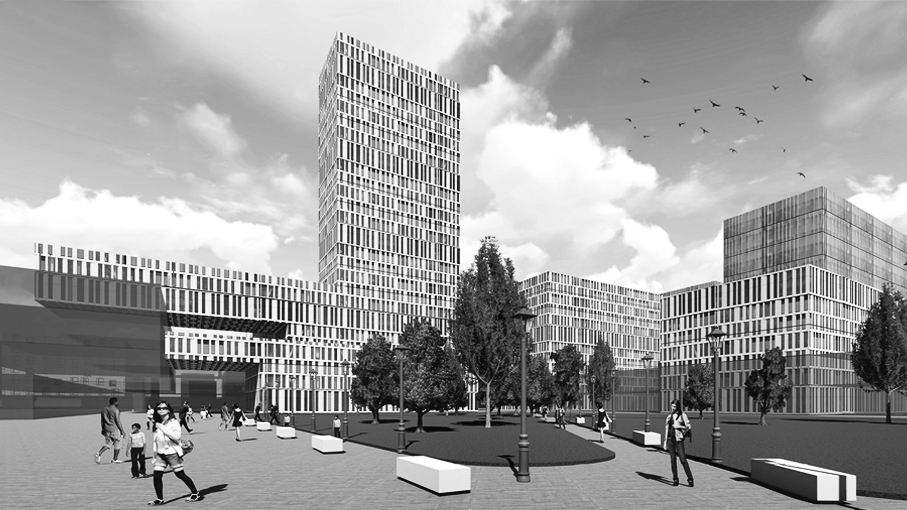 Zone mixed use&nbsp;pietonale